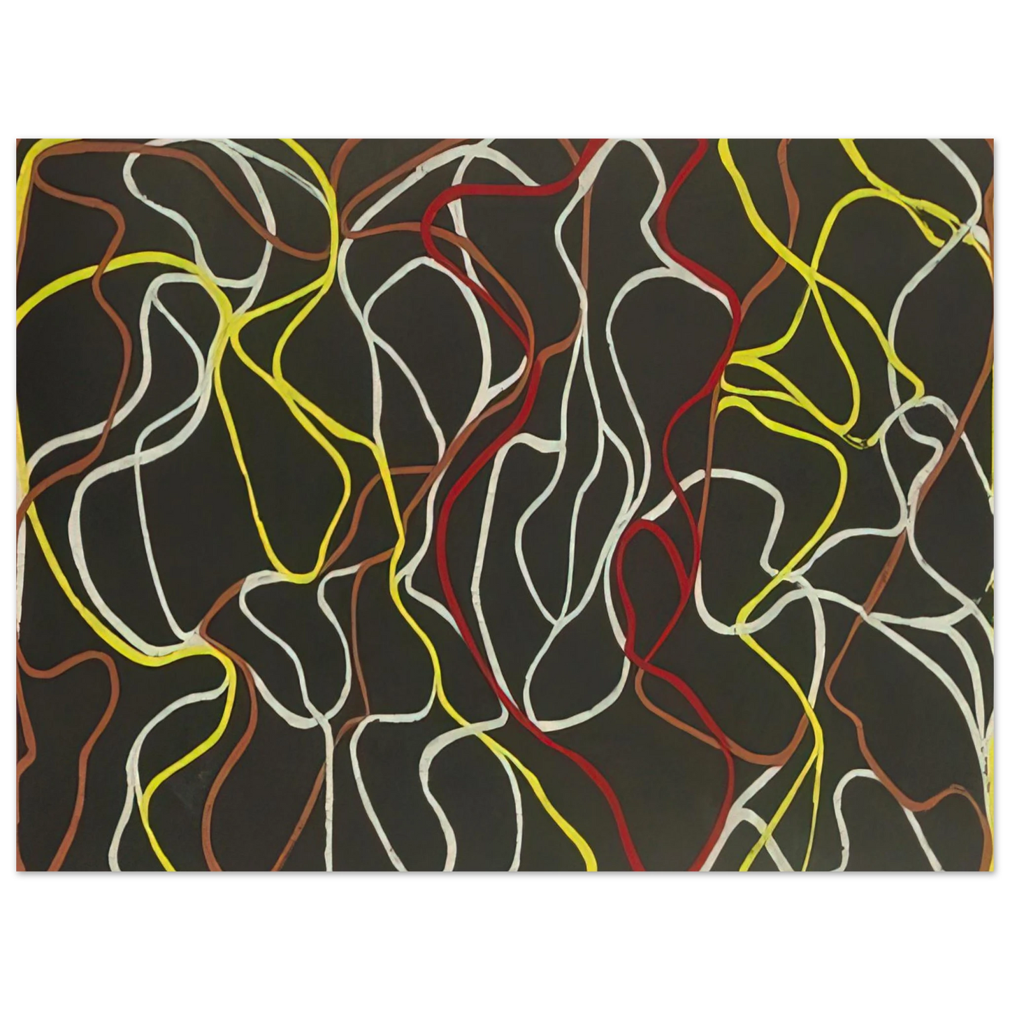 Brice Marden - Beyond Eagles Mere 2 - 2001  75x100 cm / 30x40inches Fine Art Poster