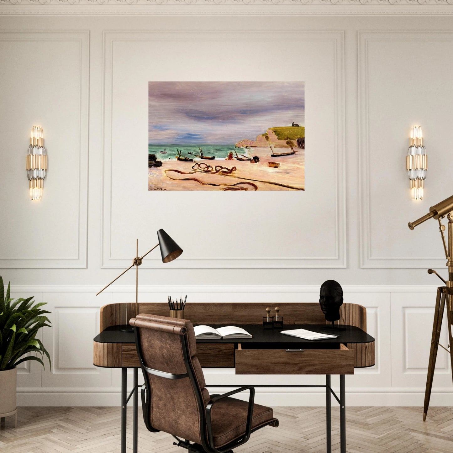 ROPES ON THE BEACH AT ETRETAT 1920 - Henri Matisse Brushed Aluminum Print - 70x100 cm / 28x40 inches | Henri Matisse Aluminum Print | Henri Matisse Prints