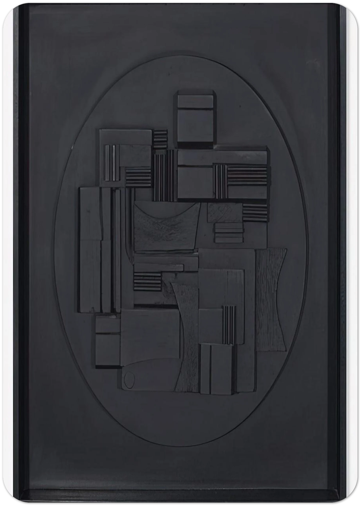 FULL MOON 1980 By Louise Nevelson Pack of 10 Post Cards | Louise Nevelson Post Cards | A6 (10.5 x 14.8 cm) - 4.1 x 5.8 inches