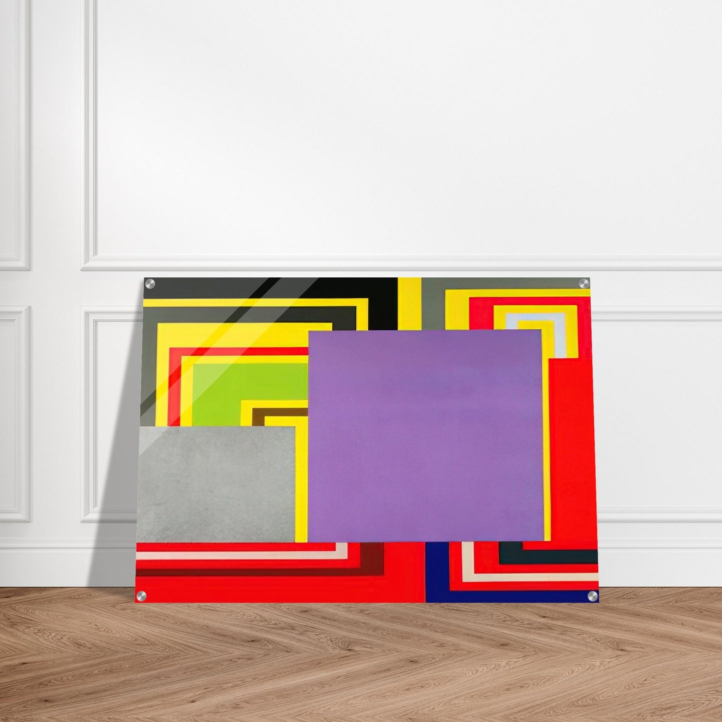 Cartoon Network - 1997 - Peter Halley Acrylic Print - 70x100 cm / 28x40″ inches