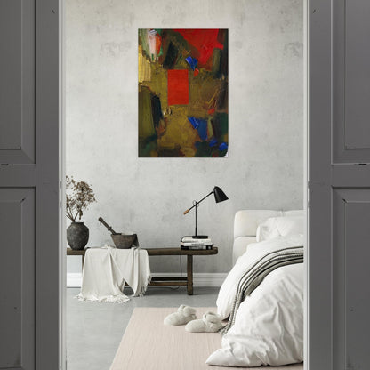 Profound Longing - Hans Hofmann Brushed Aluminum Print - 70x100 cm / 28x40 inches | Hans Hofmann Aluminum Print | Hans Hofmann Prints
