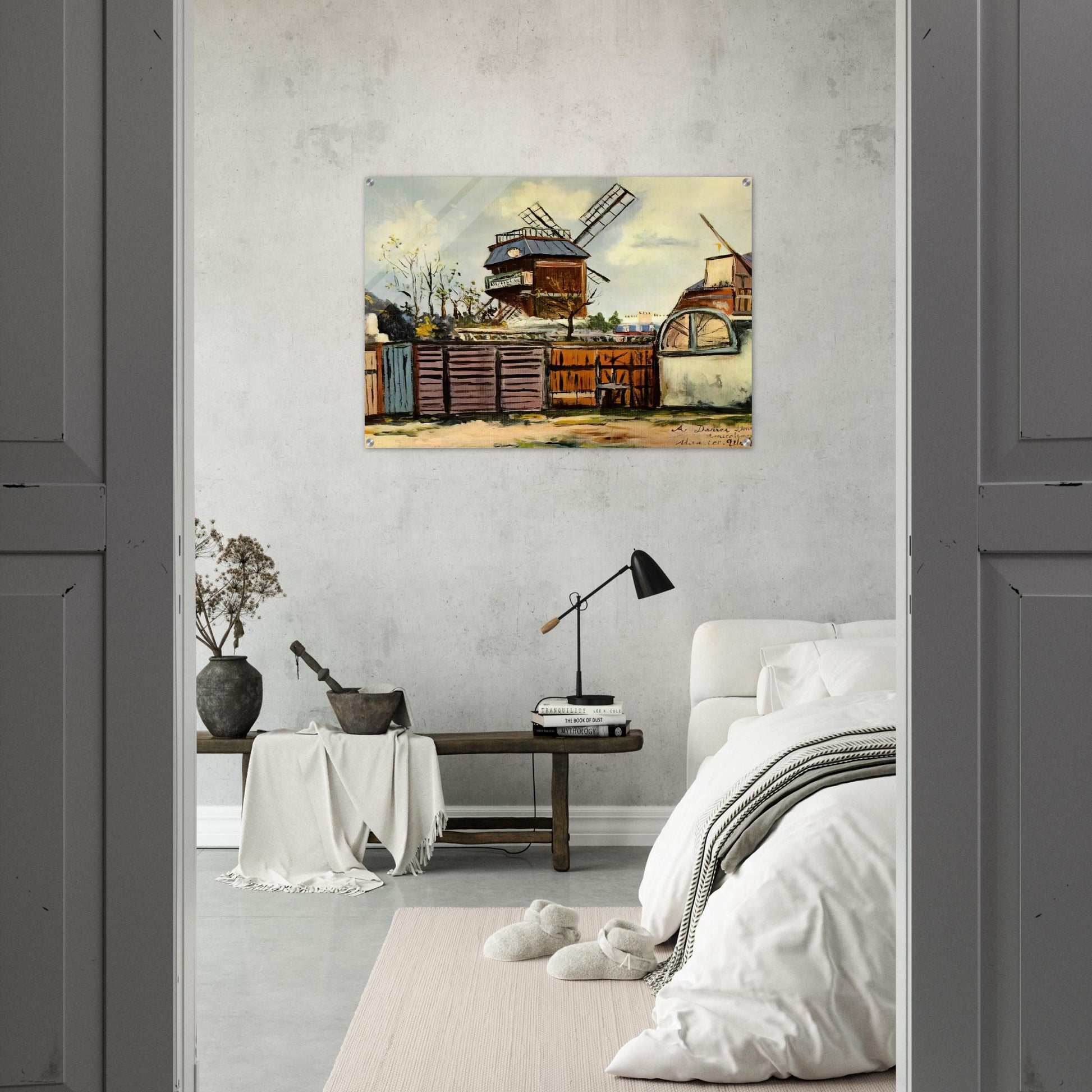MOULIN DE LA GALETTE 6 - Maurice Utrillo Acrylic Print - 70x100 cm / 28x40″ inches