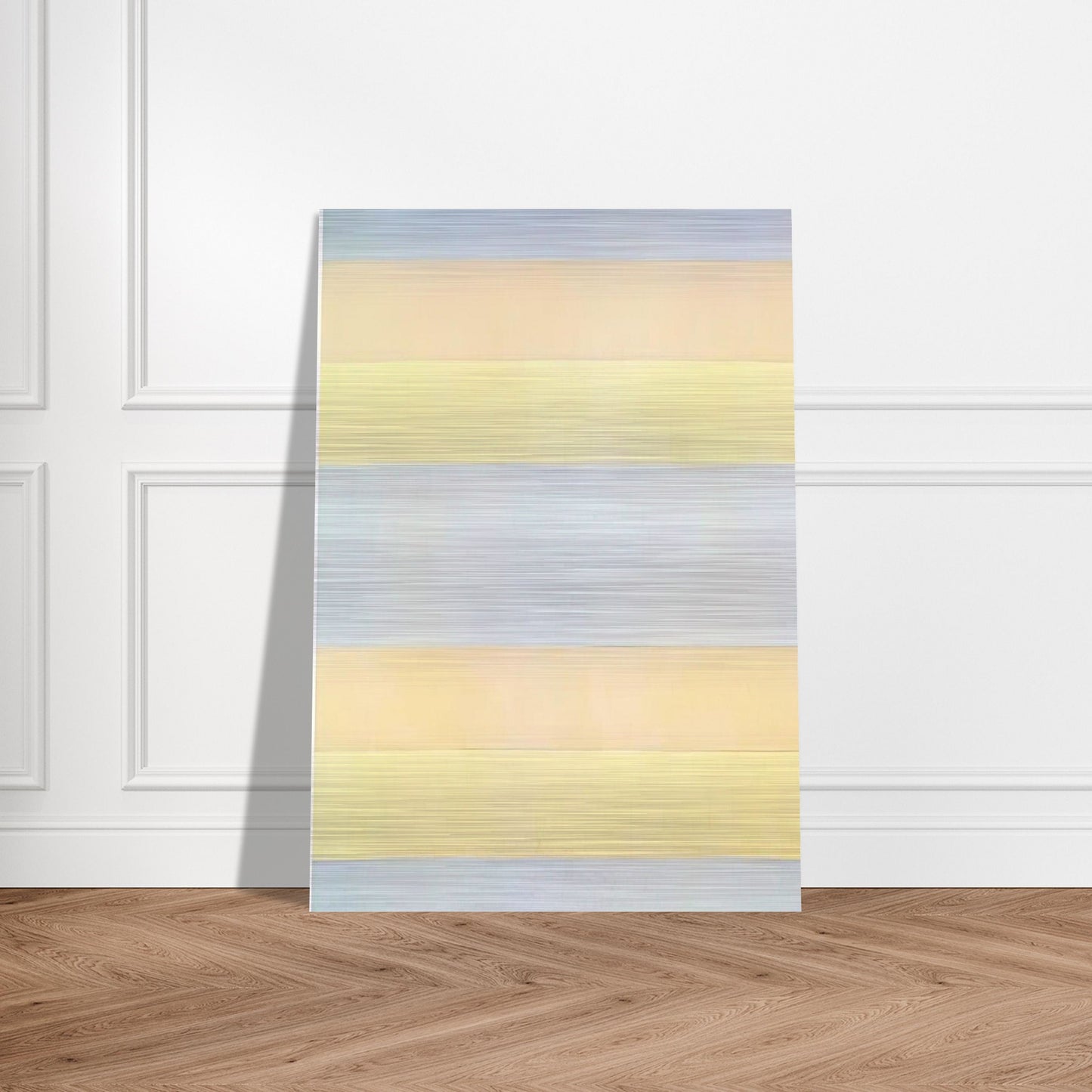 With My Back to the World - Agnes Martin Brushed Aluminum Print - 70x100 cm / 28x40 inches | Agnes Martin Aluminum Print | Agnes Martin Prints