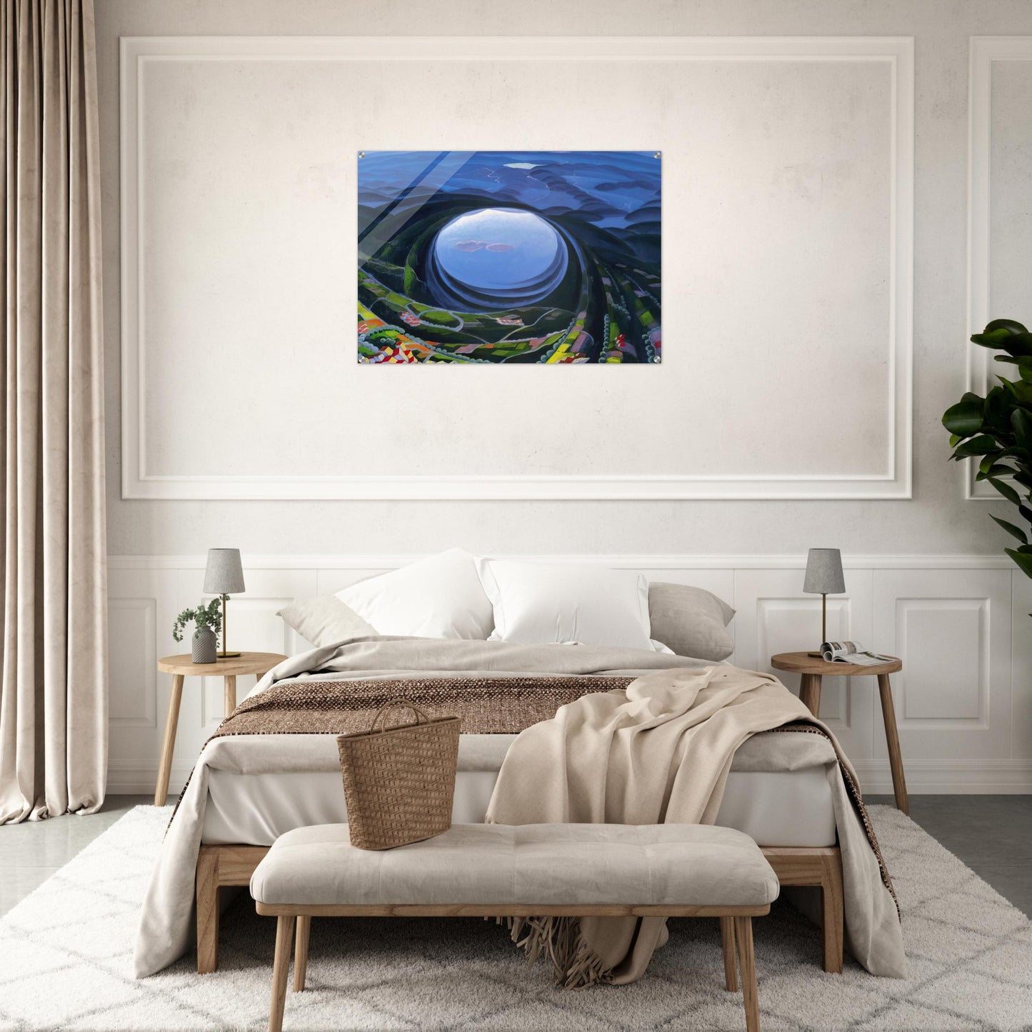 Primavera Umbria - 1923 - Gerardo Dottori Acrylic Print - 70x100 cm / 28x40″ inches
