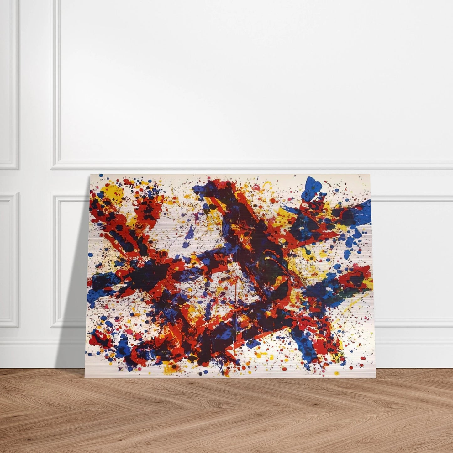 Firewood - Sam Francis Brushed Aluminum Print - 70x100 cm / 28x40 inches | Sam Francis Aluminum Print | Sam Francis Prints