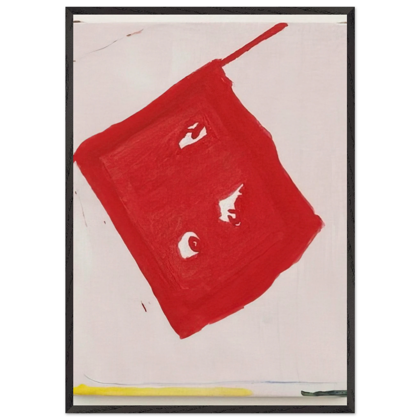 Turkish 1 May - 2009 N2 - Raoul De Keyser 70x100 cm / 28x40 inches Framed Art Print – Black Wooden Frame