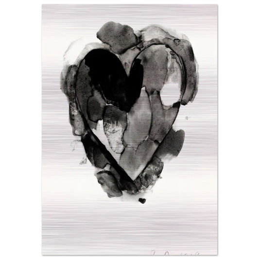 WELCOME HOME RARE BIRDS 1969 - Jim Dine Brushed Aluminum Print - 70x100 cm / 28x40 inches | Jim Dine Aluminum Print | Jim Dine Prints
