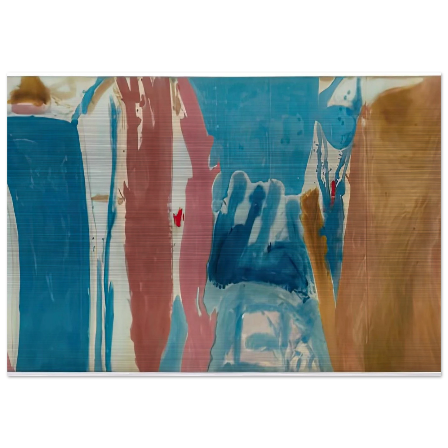 Open Wall, 1953- - Helen Frankenthaler Brushed Aluminum Print - 70x100 cm / 28x40 inches | Helen Frankenthaler Aluminum Print | Helen Frankenthaler Prints