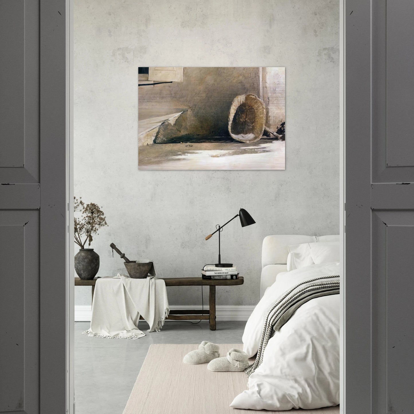 MONDAY MORNING - Andrew Wyeth Brushed Aluminum Print - 70x100 cm / 28x40 inches | Andrew Wyeth Aluminum Print | Andrew Wyeth Prints