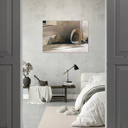 MONDAY MORNING - Andrew Wyeth Brushed Aluminum Print - 70x100 cm / 28x40 inches | Andrew Wyeth Aluminum Print | Andrew Wyeth Prints