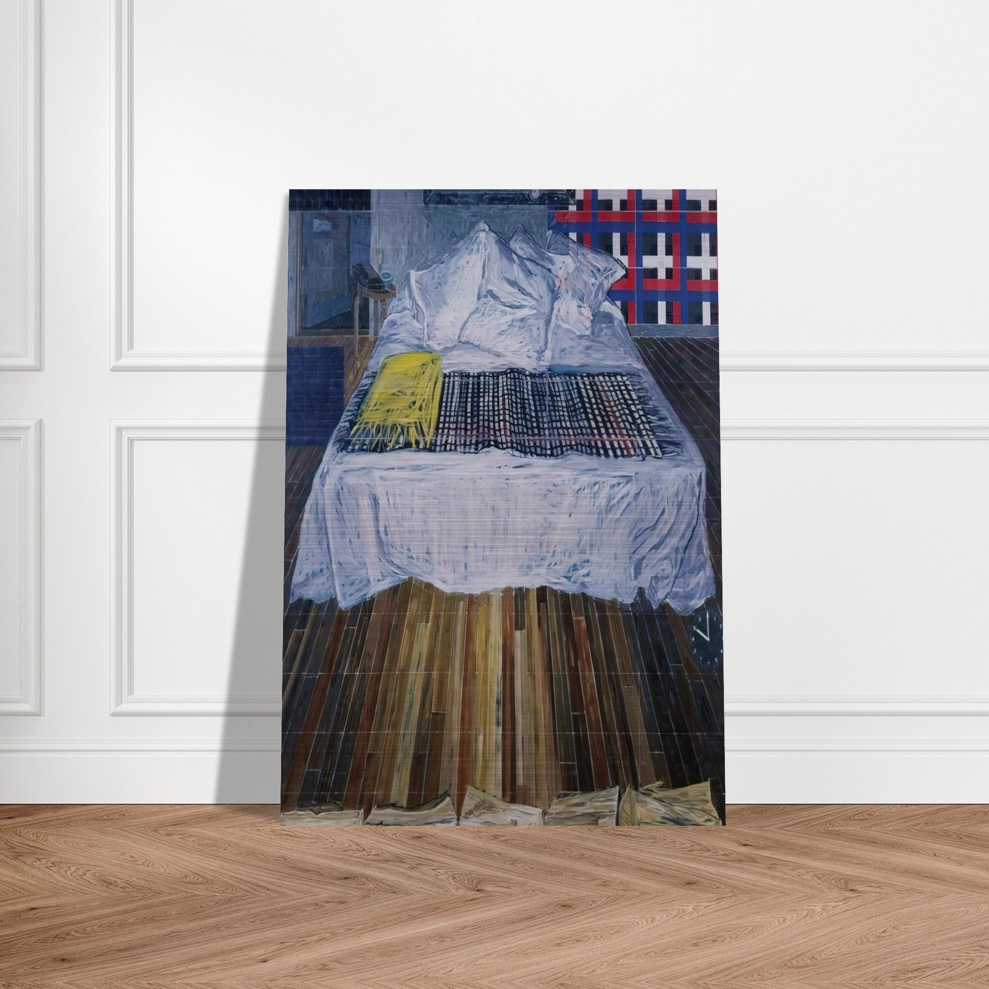 Ten P.M. - 1992 - Jennifer Bartlett Brushed Aluminum Print - 70x100 cm / 28x40 inches | Jennifer Bartlett Aluminum Print | Jennifer Bartlett Prints