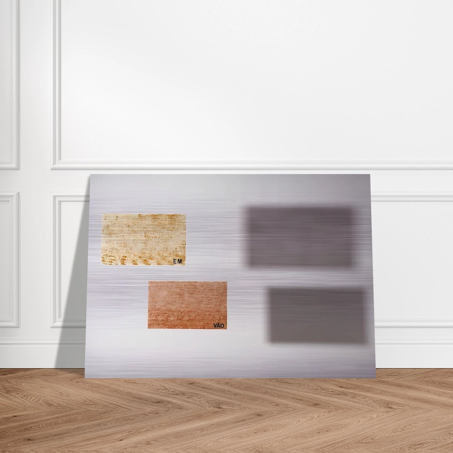 Poems of Light. In vain - 1957 - Lygia Pape Brushed Aluminum Print - 70x100 cm / 28x40 inches | Lygia Pape Aluminum Print | Lygia Pape Prints
