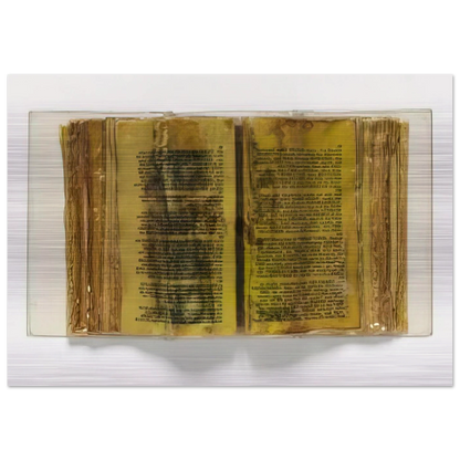 Poemetrie - 1970 - Dieter Roth Brushed Aluminum Print - 70x100 cm / 28x40 inches | Dieter Roth Aluminum Print | Dieter Roth Prints