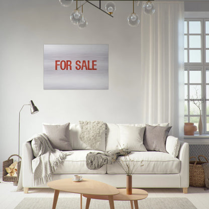 For Sale - 1962 - Billy Apple Brushed Aluminum Print - 70x100 cm / 28x40 inches | Billy Apple Aluminum Print | Billy Apple Prints