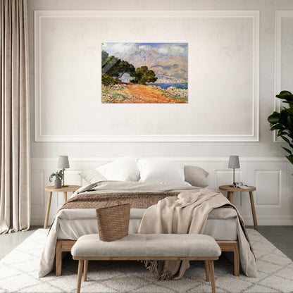 Meton Seen from Cap Martin - claude monet Acrylic Print - 70x100 cm / 28x40″ inches | claude monet Wall Art | claude monet Prints