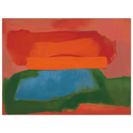 Esteban Vicente - NUMBER 2 1967  75x100 cm / 30x40inches Fine Art Poster