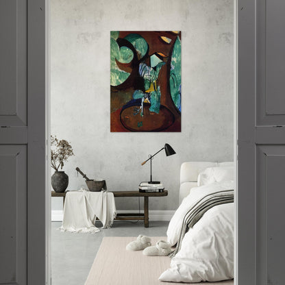 GARDEN AT ISSY - Henri Matisse Brushed Aluminum Print - 70x100 cm / 28x40 inches | Henri Matisse Aluminum Print | Henri Matisse Prints