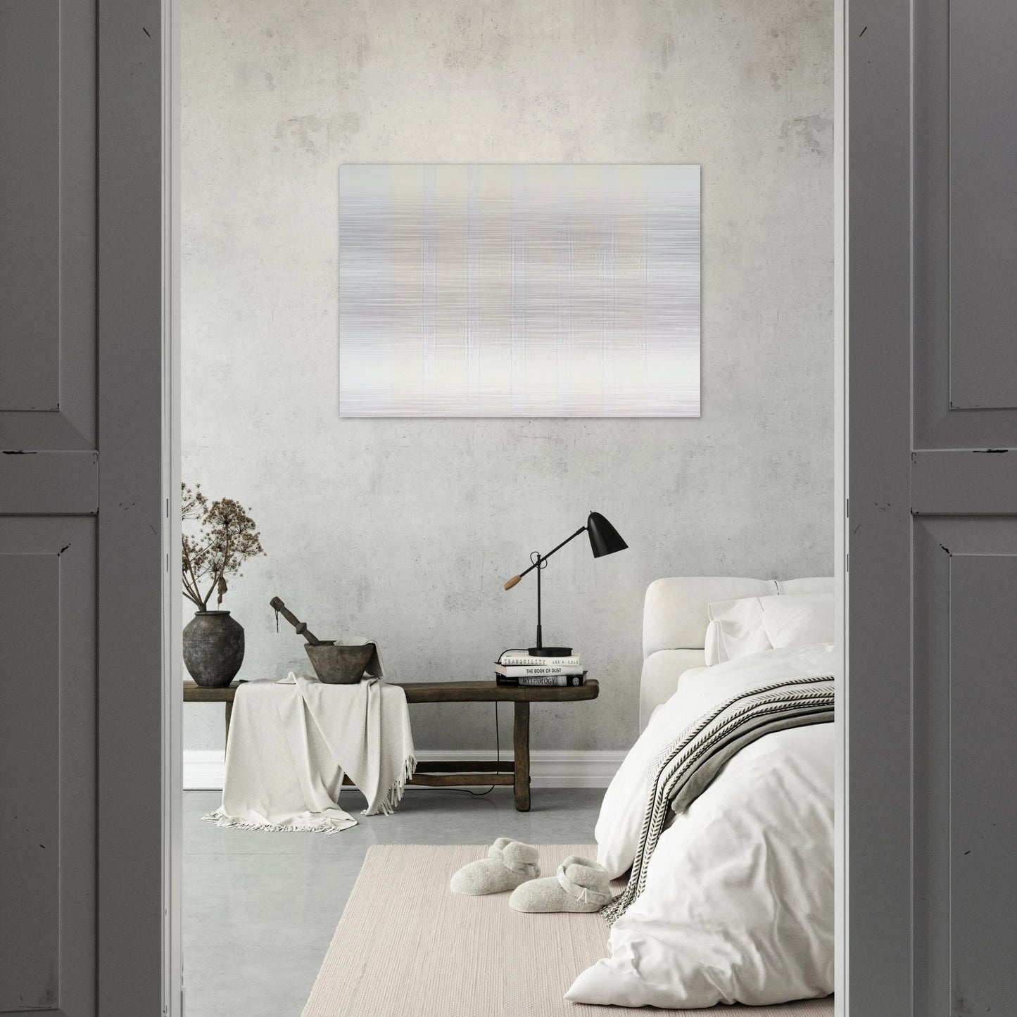 Untitled #0 - Agnes Martin Brushed Aluminum Print - 70x100 cm / 28x40 inches | Agnes Martin Aluminum Print | Agnes Martin Prints