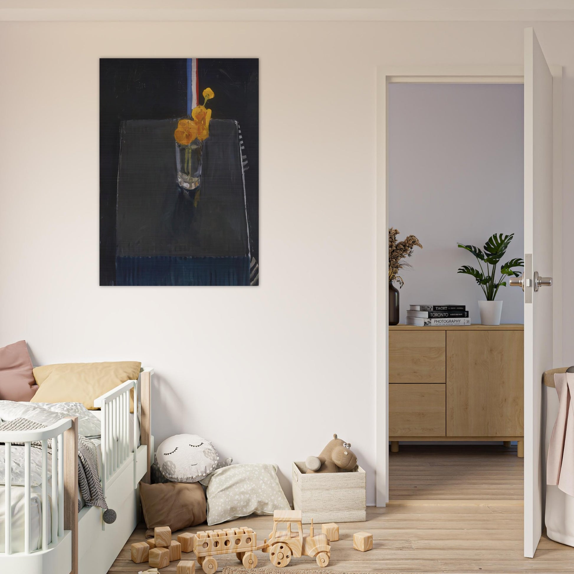 Poppies - Richard Diebenkorn Brushed Aluminum Print - 70x100 cm / 28x40 inches | Richard Diebenkorn Aluminum Print | Richard Diebenkorn Prints