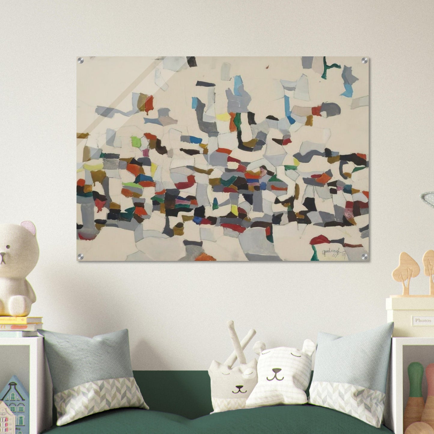 Untitled Composition - 1957 - Robert Goodnough Acrylic Print - 70x100 cm / 28x40″ inches