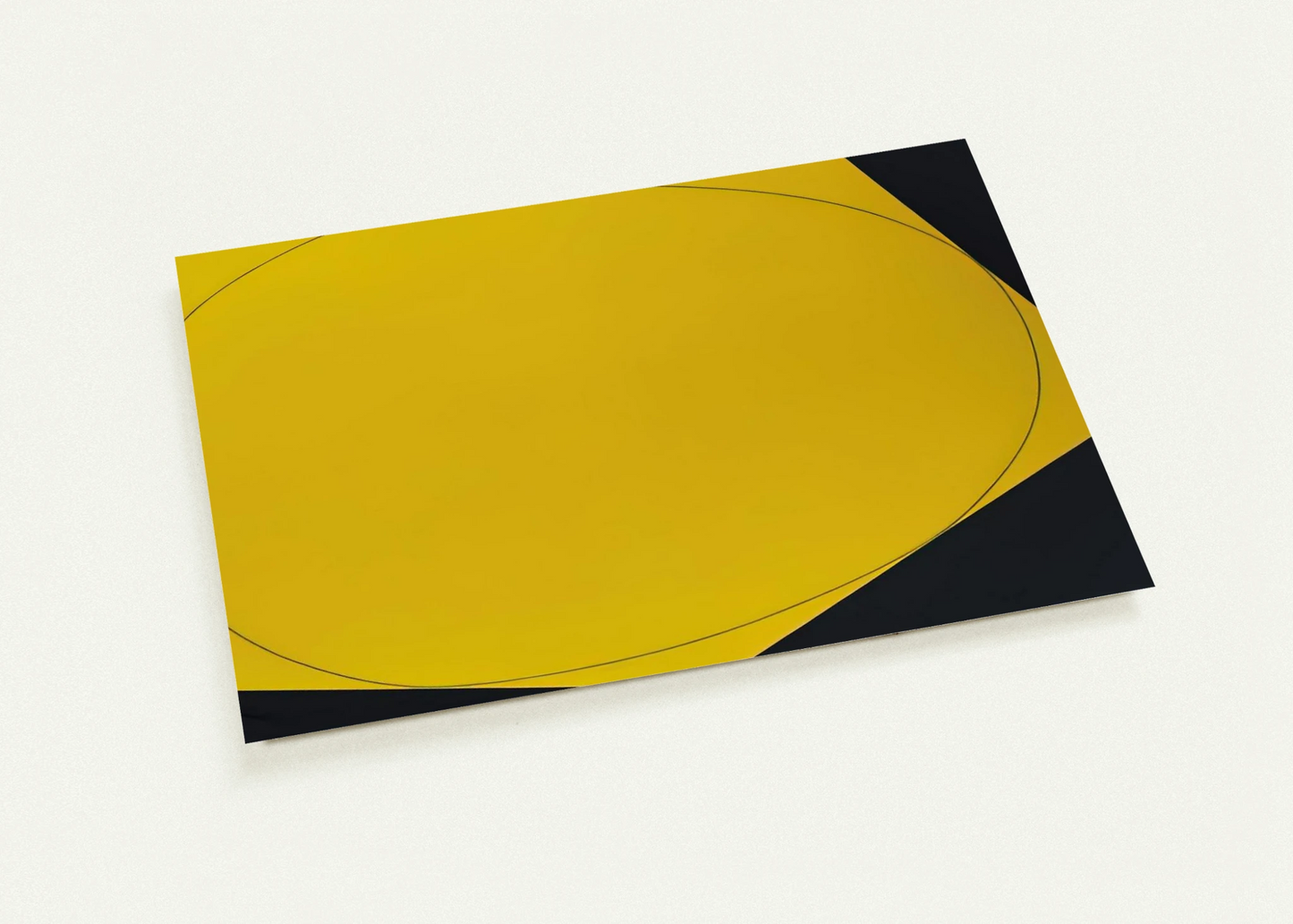 DISTORTED CIRCLE WITHIN A POLYGON I 1972 By Robert Mangold Pack of 10 Post Cards | Robert Mangold Post Cards | A6 (10.5 x 14.8 cm) - 4.1 x 5.8 inches