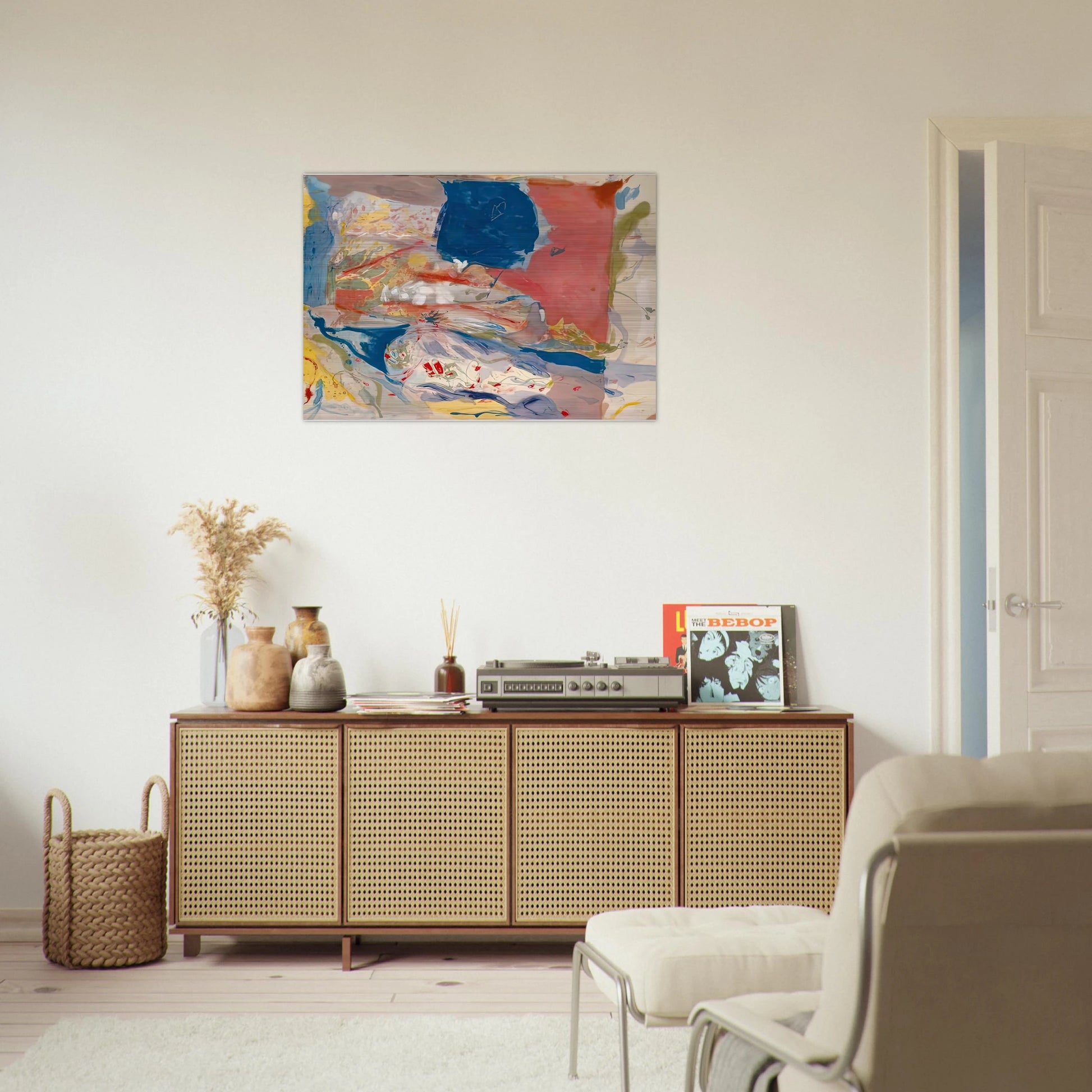 Lorelei, 1957- - Helen Frankenthaler Brushed Aluminum Print - 70x100 cm / 28x40 inches | Helen Frankenthaler Aluminum Print | Helen Frankenthaler Prints