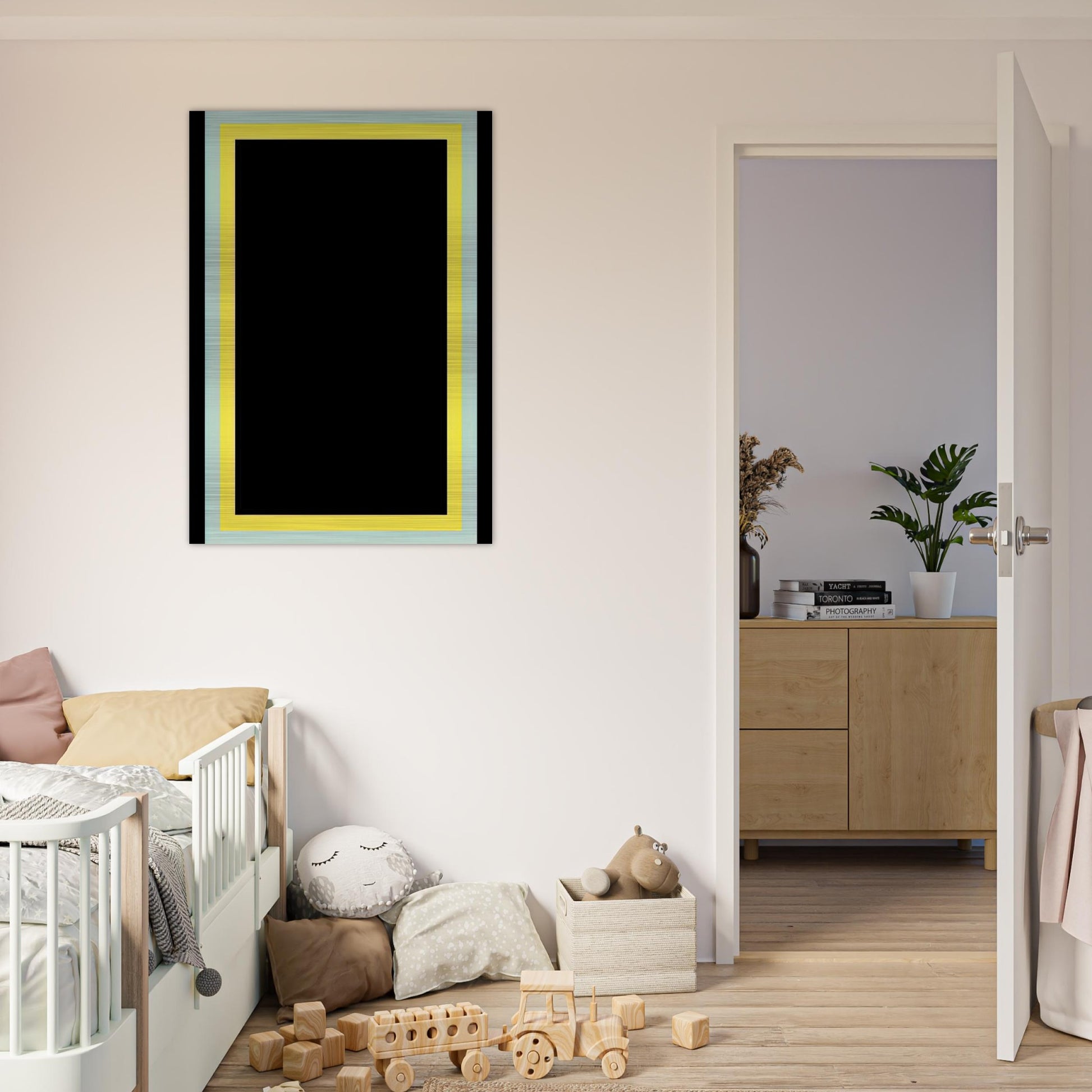 Series Painting 8 - 1966 - Ronnie Landfield Brushed Aluminum Print - 70x100 cm / 28x40 inches | Ronnie Landfield Aluminum Print | Ronnie Landfield Prints
