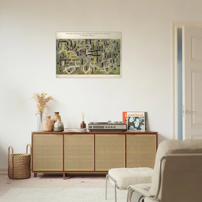 Number 9. In Praise of Gertrude Stein - 1950 - Bradley Walker Tomlin Brushed Aluminum Print - 70x100 cm / 28x40 inches | Bradley Walker Tomlin Aluminum Print | Bradley Walker Tomlin Prints