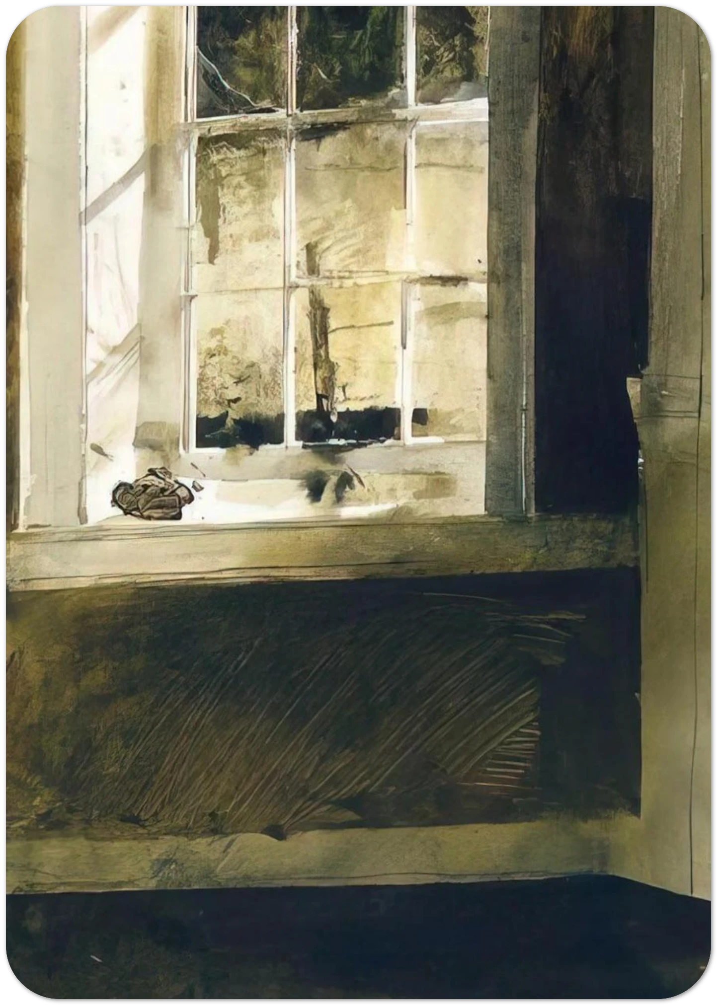 GROUNDHOG DAY 4 By Andrew Wyeth Pack of 10 Post Cards | Andrew Wyeth Post Cards | A6 (10.5 x 14.8 cm) - 4.1 x 5.8 inches
