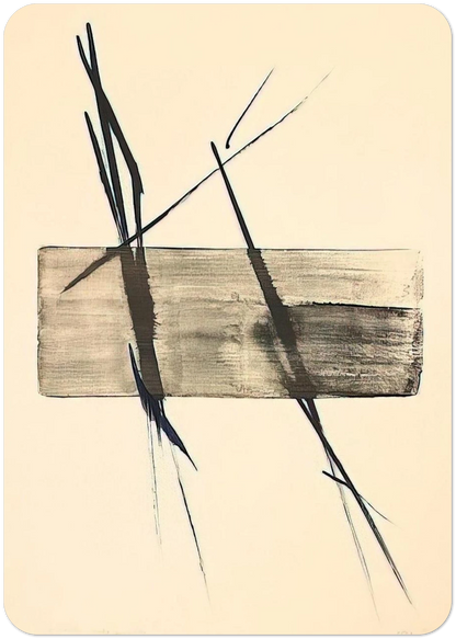 Beyond - Abstract Expressionism By Toko Shinoda Pack of 10 Post Cards | Toko Shinoda Post Cards | A6 (10.5 x 14.8 cm) - 4.1 x 5.8 inches