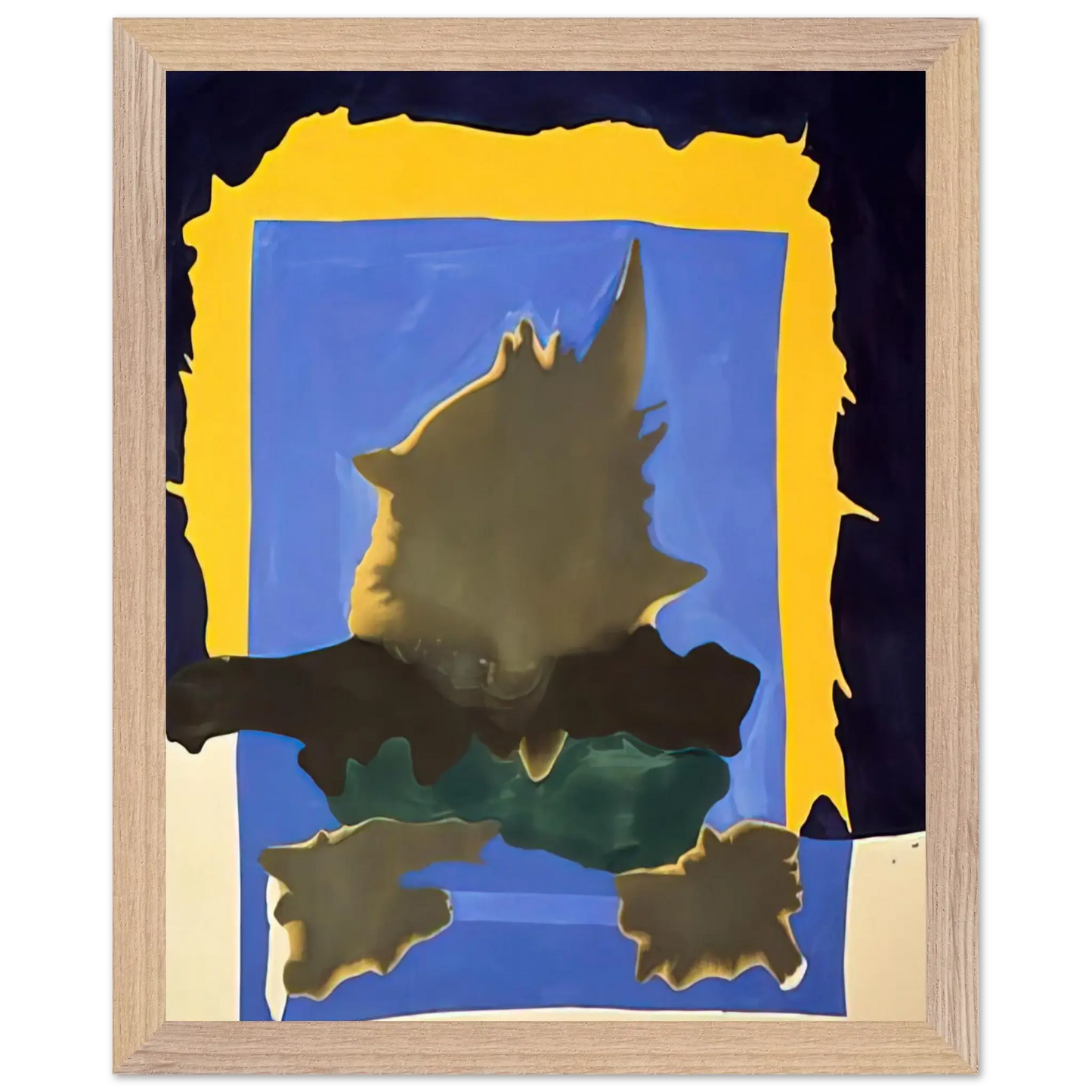 Helen Frankenthaler - Interior Landscape - 1964 Wall art - 75x100 cm / 30x40 Inches - Fine Art Poster - -