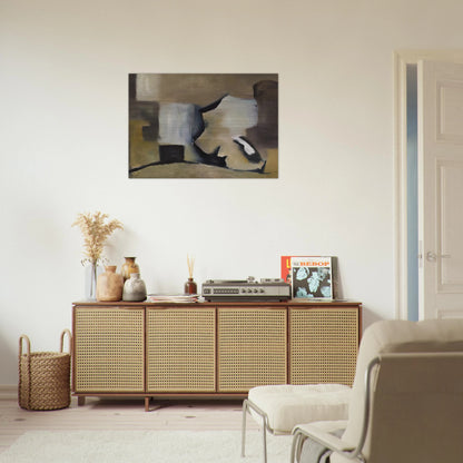 Beyond Emperors - 1952 - Theodoros Stamos Brushed Aluminum Print - 70x100 cm / 28x40 inches | Theodoros Stamos Aluminum Print | Theodoros Stamos Prints