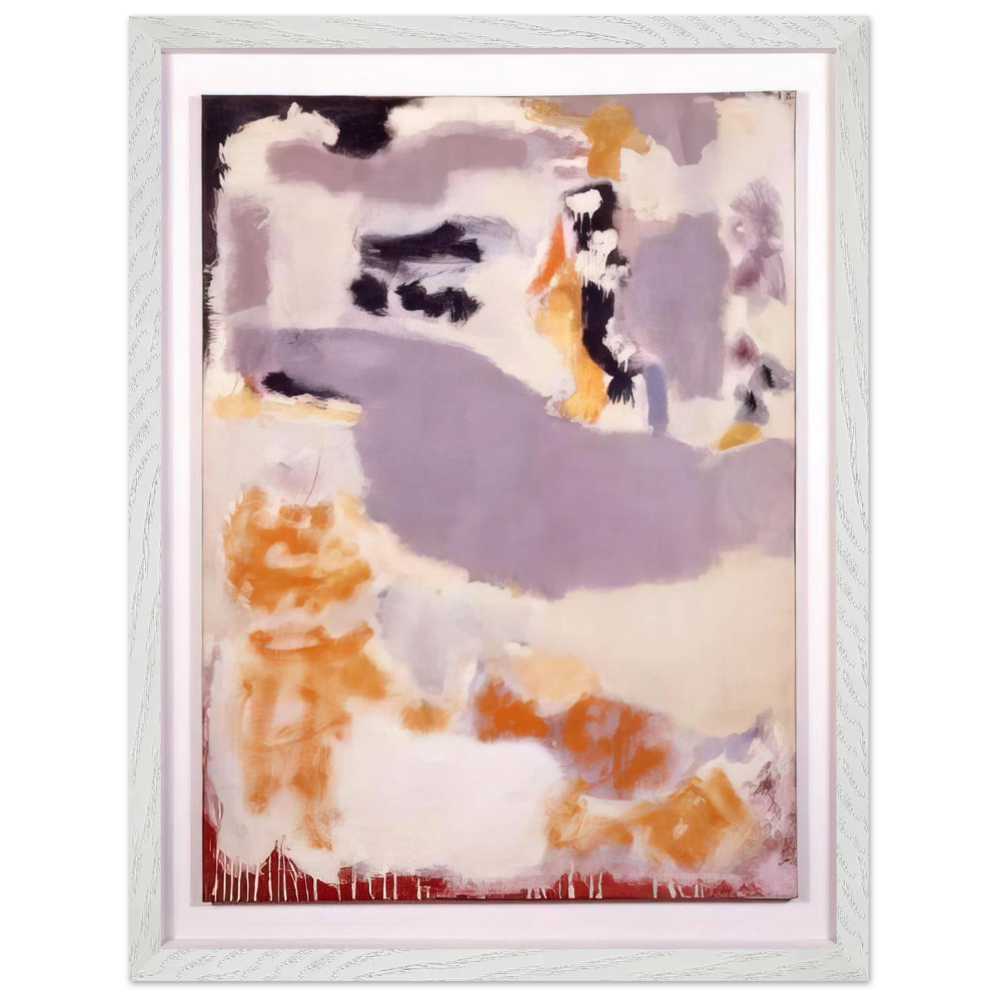 Mark Rothko - Untitled 14B - 1947 Wall Art - 21x29.7 cm / 8x12" - Premium Wooden Framed Poster With Fine Art Paper - White frame