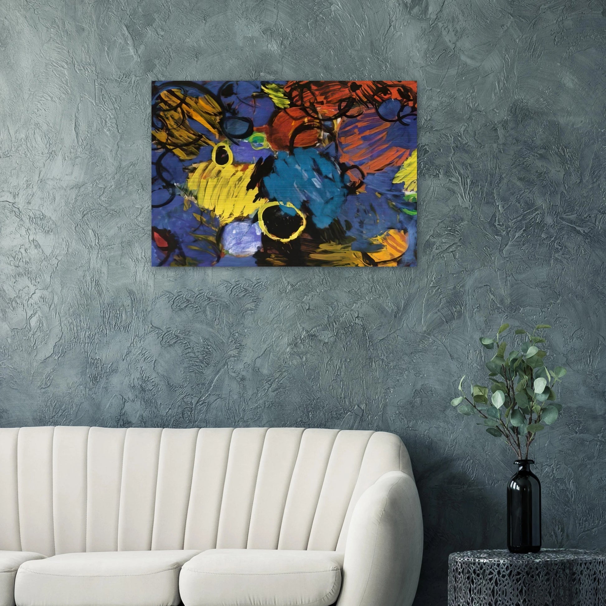 Motion - 1962 - Ernst Wilhelm Nay Brushed Aluminum Print - 70x100 cm / 28x40 inches | Ernst Wilhelm Nay Aluminum Print | Ernst Wilhelm Nay Prints