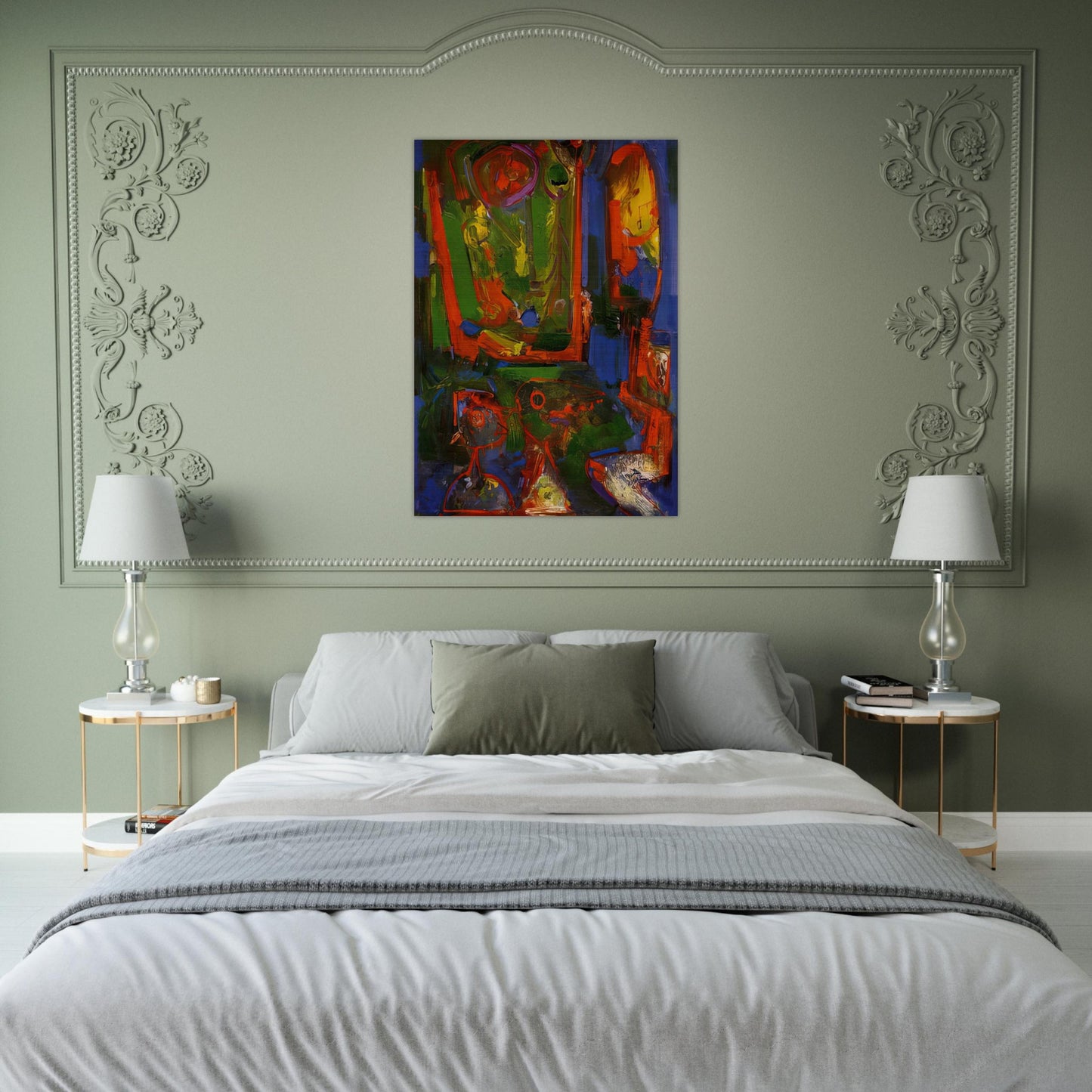 Asklepois - Hans Hofmann Brushed Aluminum Print - 70x100 cm / 28x40 inches | Hans Hofmann Aluminum Print | Hans Hofmann Prints