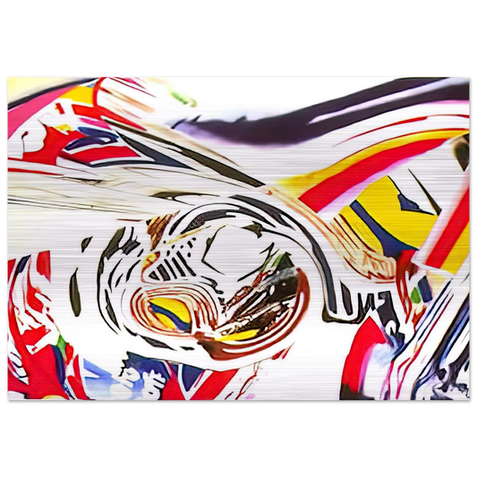 After Berlin V - James Rosenquist Brushed Aluminum Print - 70x100 cm / 28x40 inches | James Rosenquist Aluminum Print | James Rosenquist Prints