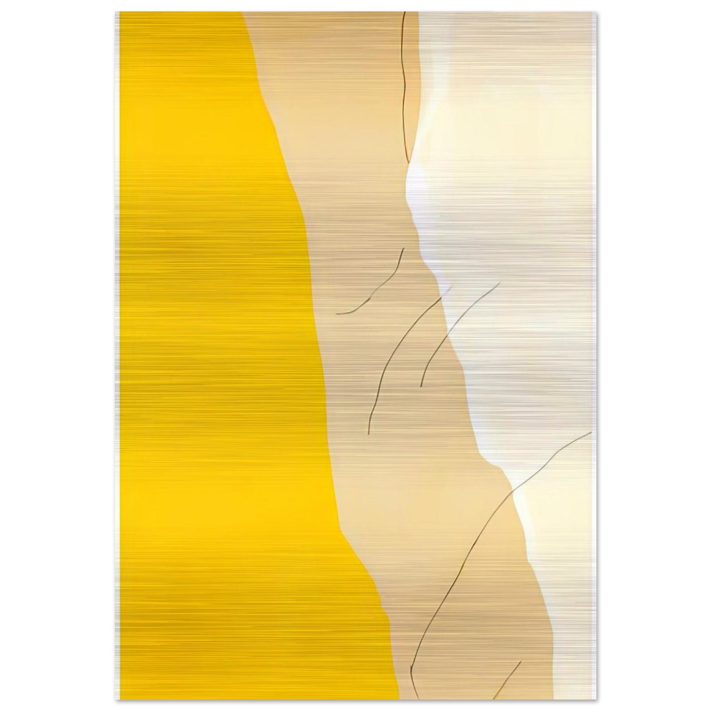 Mornings, 1971- - Helen Frankenthaler Brushed Aluminum Print - 70x100 cm / 28x40 inches | Helen Frankenthaler Aluminum Print | Helen Frankenthaler Prints