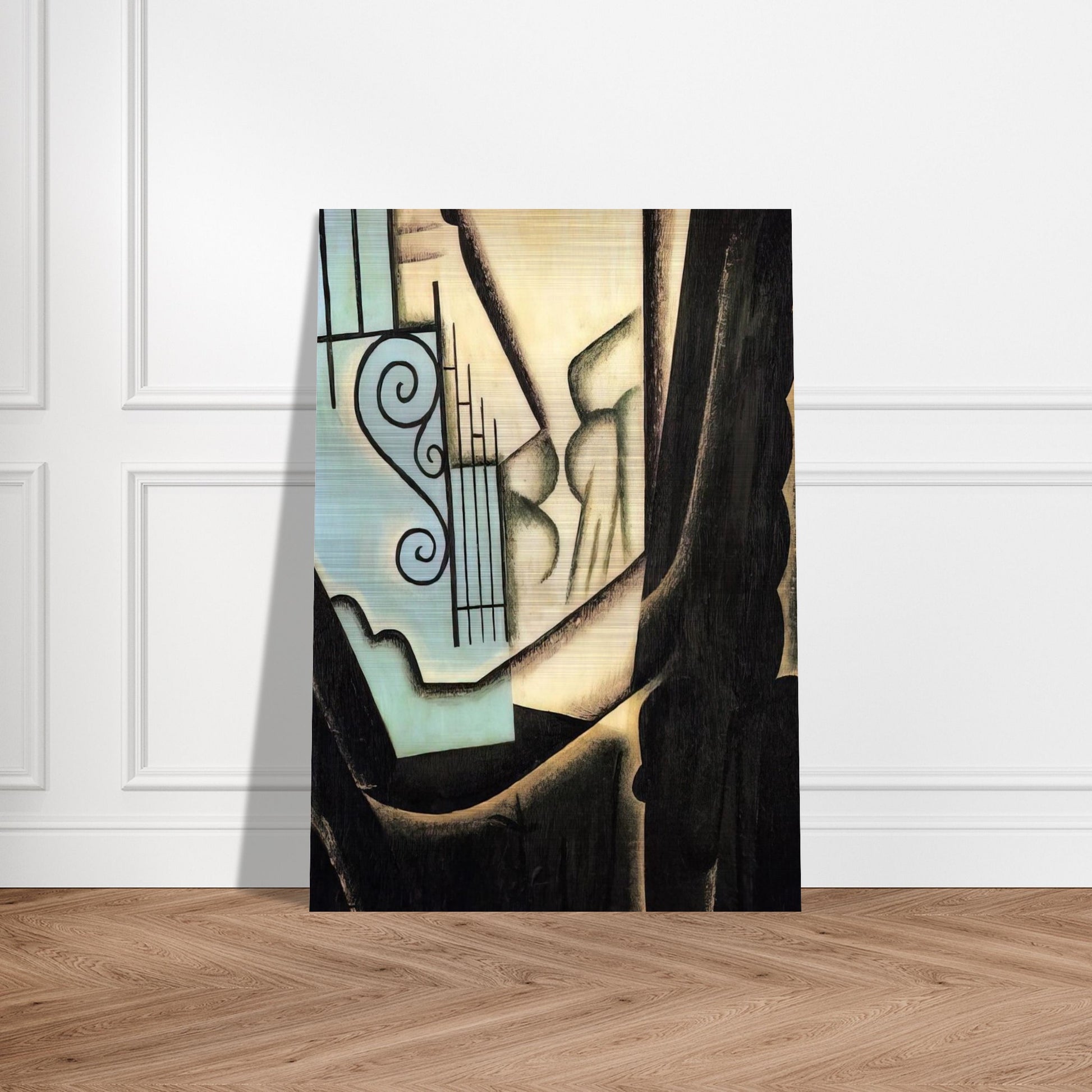 THE GARDEN 1916 - Juan Gris Brushed Aluminum Print - 70x100 cm / 28x40 inches | Juan Gris Aluminum Print | Juan Gris Prints