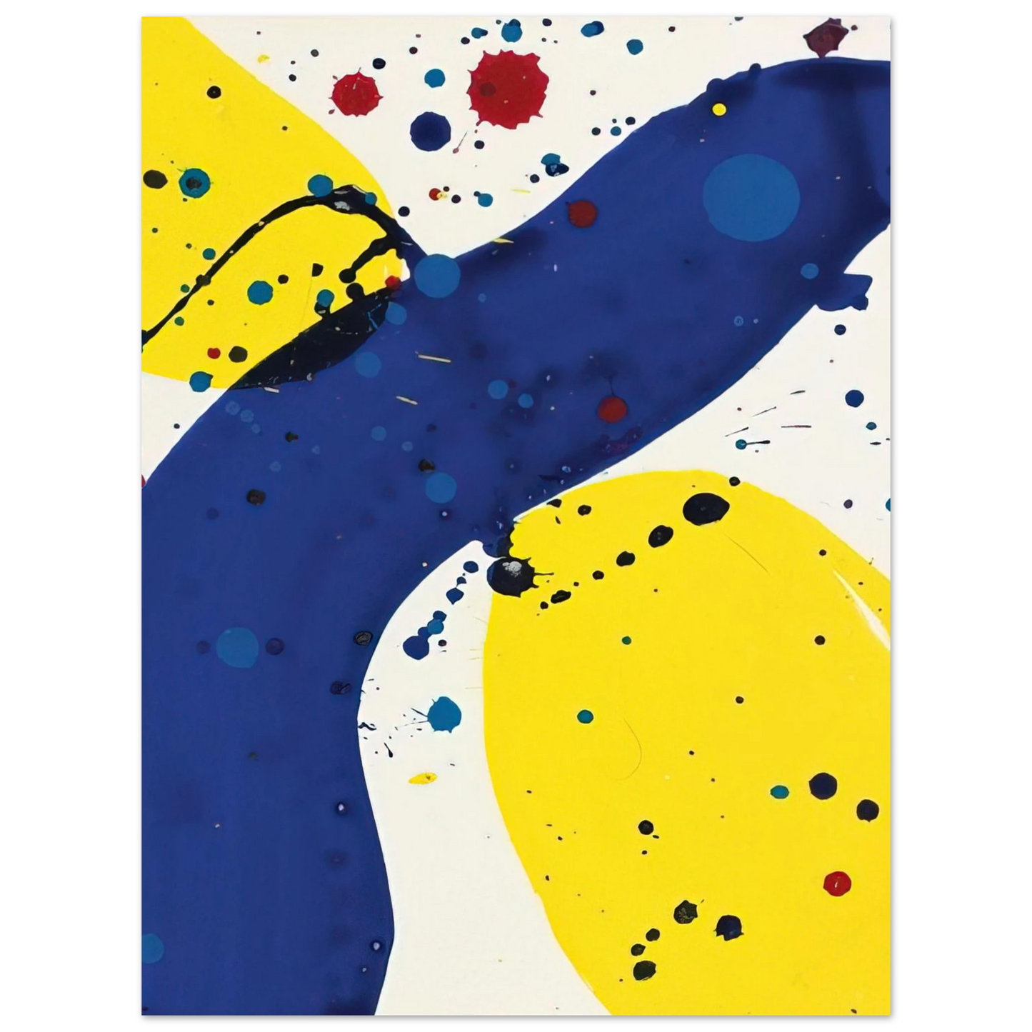 Sam Francis - Untitled  from Pasadena Box   75x100 cm / 30x40inches Fine Art Poster