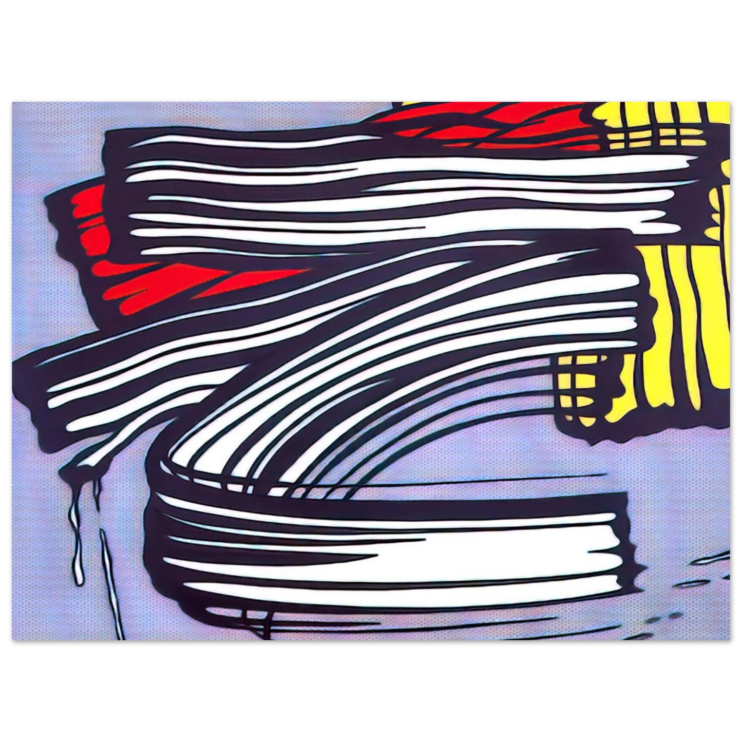 Roy Lichtenstein - LITTLE BIG PAINTING 1965  75x100 cm / 30x40inches Fine Art Poster