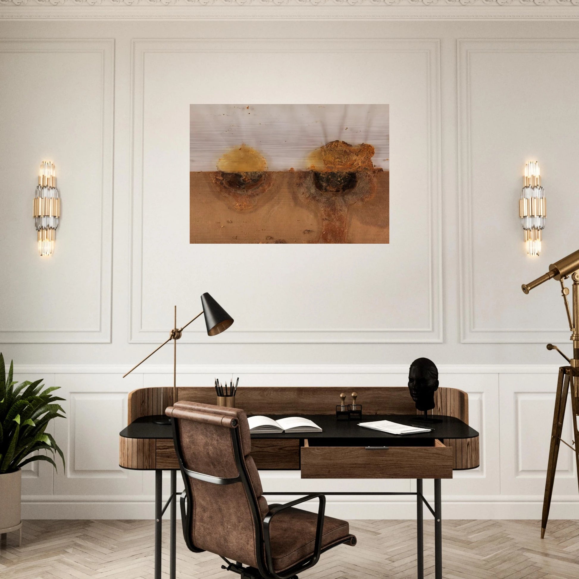 Small Landscape - 1968 - Dieter Roth Brushed Aluminum Print - 70x100 cm / 28x40 inches | Dieter Roth Aluminum Print | Dieter Roth Prints