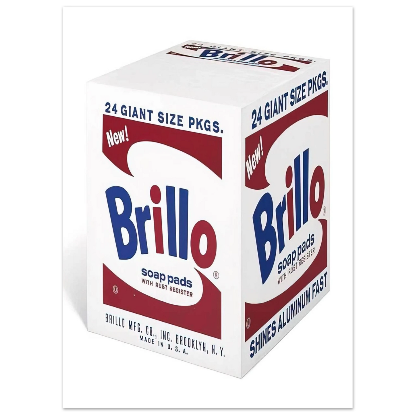 Andy Warhol - Brillo Soap Pads Fine Art Poster