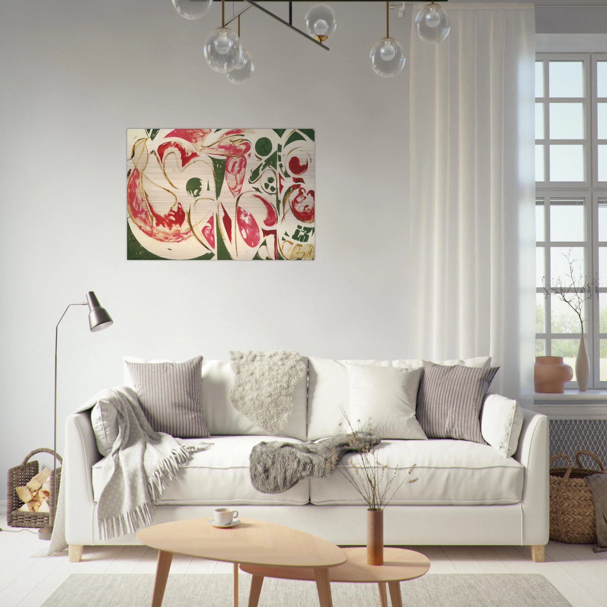 The Sun Woman II - Lee Krasner Brushed Aluminum Print - 70x100 cm / 28x40 inches | Lee Krasner Aluminum Print | Lee Krasner Prints