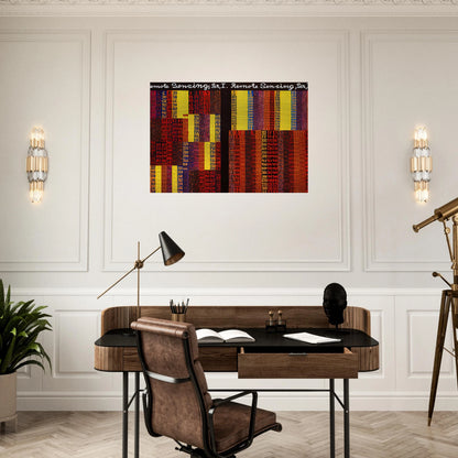 Remote Sensing, Per I  II - 1979 - Alfred Jensen Brushed Aluminum Print - 70x100 cm / 28x40 inches | Alfred Jensen Aluminum Print | Alfred Jensen Prints