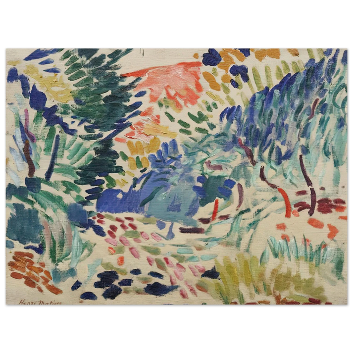 Henri Matisse - LANDSCAPE AT COLLIOURE 1905  75x100 cm / 30x40inches Fine Art Poster