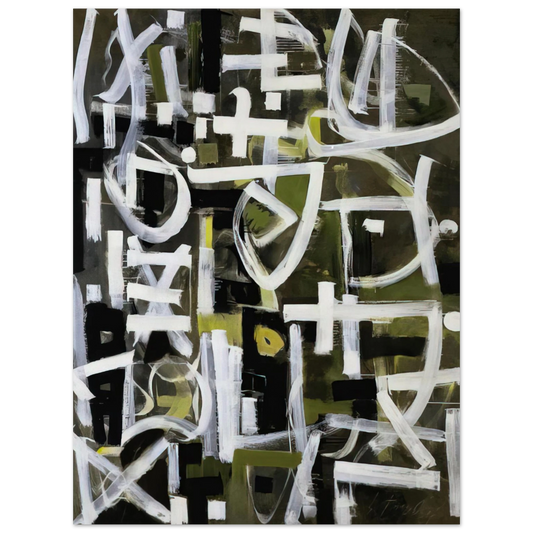 Bradley Walker Tomlin - Number 2 - 1950  75x100 cm / 30x40inches Fine Art Poster