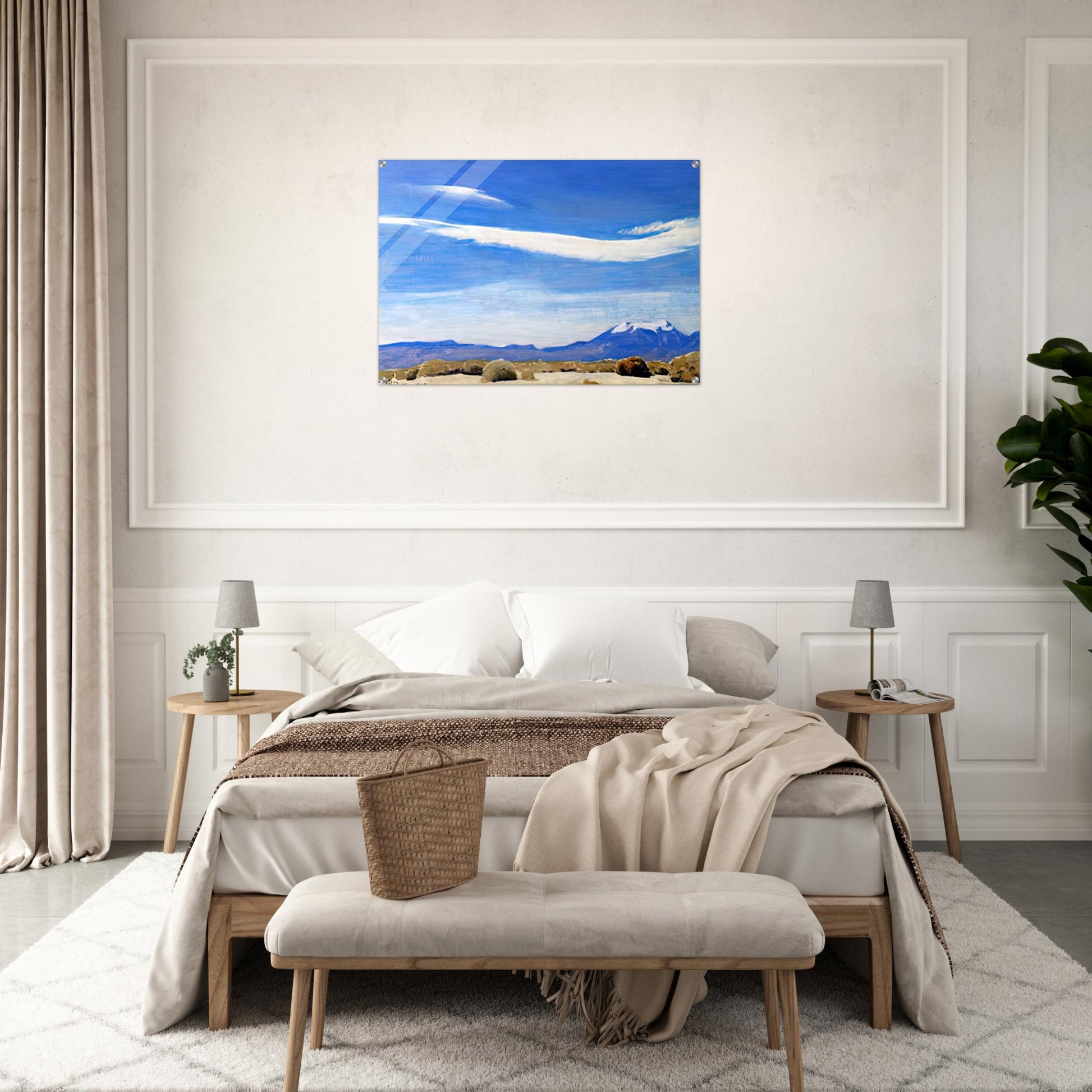 THE CLOUD COACHELLA VALLEY CALIFORNIA 1940 - Maynard Dixon Acrylic Print - 70x100 cm / 28x40″ inches | Maynard Dixon Wall Art | Maynard Dixon Prints