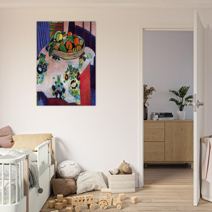 BASKET WITH ORANGES 1913 - Henri Matisse Brushed Aluminum Print - 70x100 cm / 28x40 inches | Henri Matisse Aluminum Print | Henri Matisse Prints