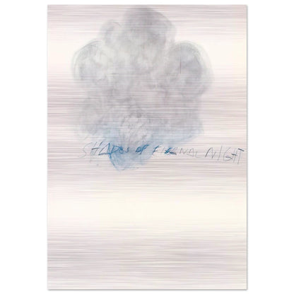 Fifty Days at Iliam. Shades of Eternal Night - Cy Twombly Brushed Aluminum Print - 70x100 cm / 28x40 inches | Cy Twombly Aluminum Print | Cy Twombly Prints