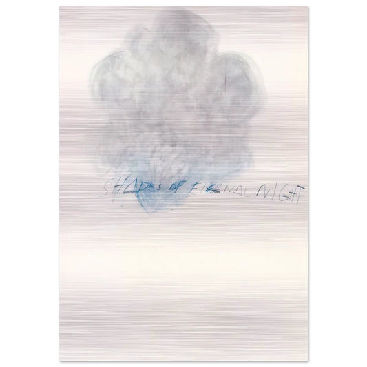 Fifty Days at Iliam. Shades of Eternal Night - Cy Twombly Brushed Aluminum Print - 70x100 cm / 28x40 inches | Cy Twombly Aluminum Print | Cy Twombly Prints